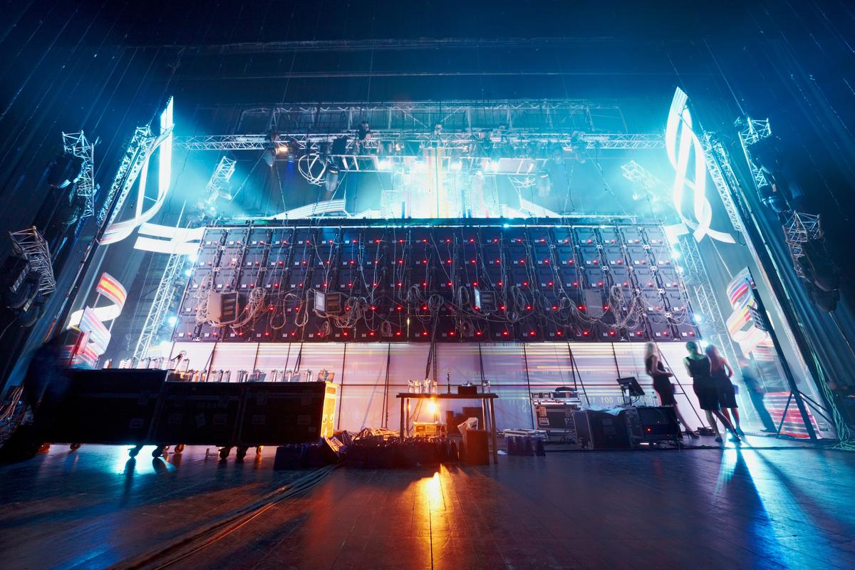 Bühne mit LED-Wall