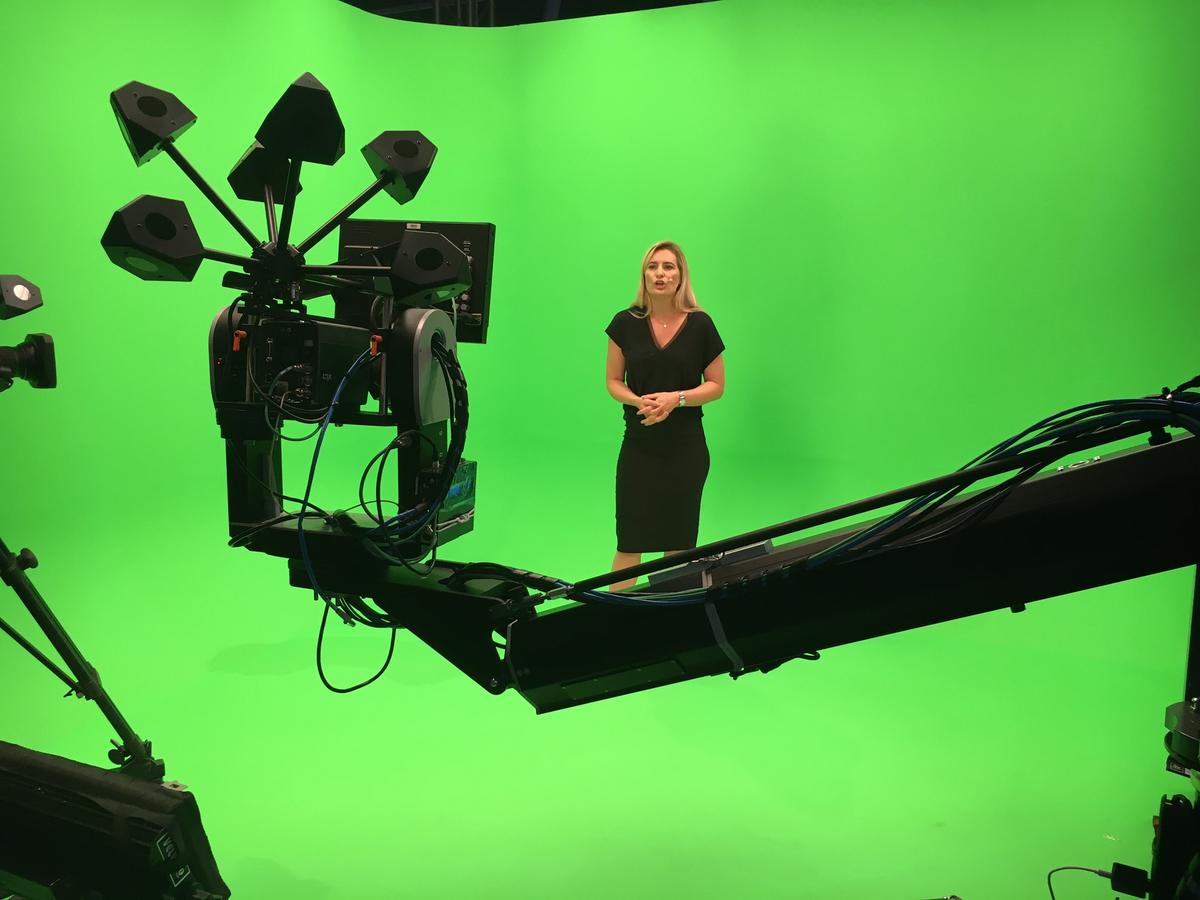Greenscreen-Studioproduktion